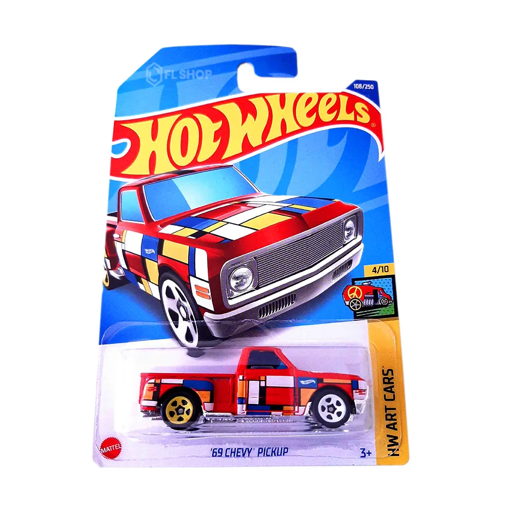 69 CHEVY PICKUP (4/10 #108) - VERMELHA